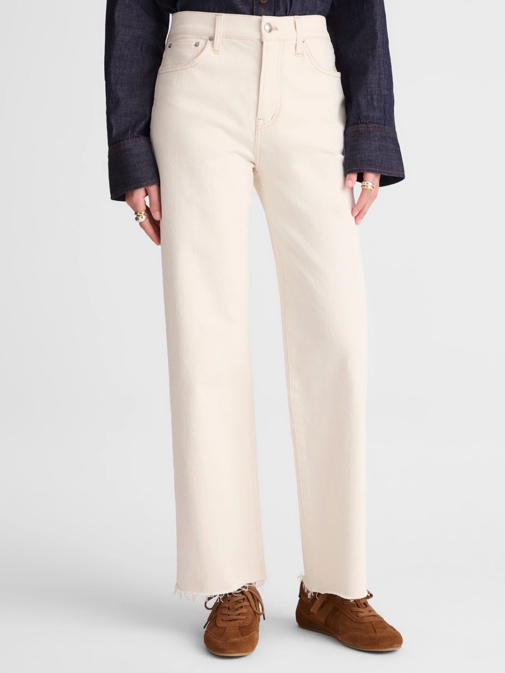 Madewell Perfect Vintage Wide Leg Crop Jean